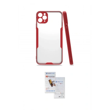 MARSİLYAN™- iPhone 11 Pro Max Kılıf Atlas Asil Serisi - Siyah Seramik Nano Ekran Koruyucu