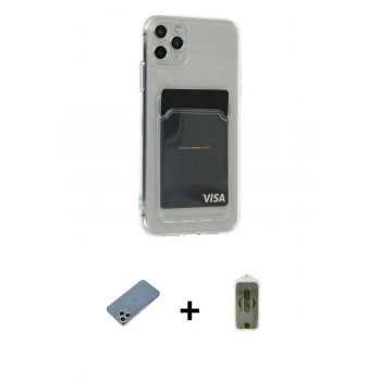MARSİLYAN™- iPhone 11 Pro Max Kılıf Doruk Klasik Koleksiyonu - Siyah Joko Magic 5D Hayalet Cam + Shine Kamera Lens Koruma Cam - GS