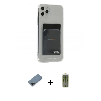 MARSİLYAN™- iPhone 11 Pro Max Kılıf Doruk Klasik Koleksiyonu - Siyah Joko Magic 5D Hayalet Cam + Metal Kamera Lens Koruma Cam - SH