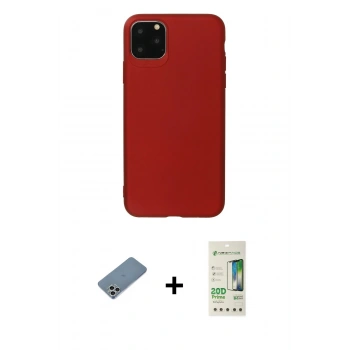 MARSİLYAN™- iPhone 11 Pro Max Kılıf Kozmos Yansıma Özel Seri - Siyah 20D Premium Cam Ekran Koruyucu + Shine Kamera Lens Koruma Cam - GS