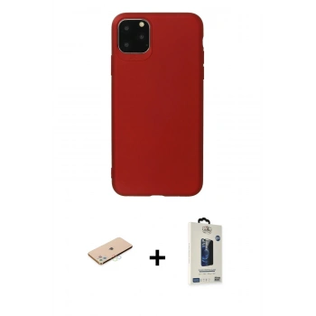 MARSİLYAN™- iPhone 11 Pro Max Kılıf Kozmos Yansıma Özel Seri - Siyah Bilvis Hayalet Cam Ekran Koruyucu + Renkli Kamera Lens Koruma Cam - MI
