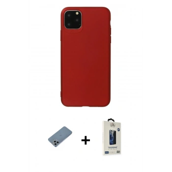MARSİLYAN™- iPhone 11 Pro Max Kılıf Kozmos Yansıma Özel Seri - Siyah Bilvis Hayalet Cam Ekran Koruyucu + Shine Kamera Lens Koruma Cam - SABE