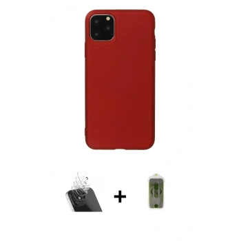 MARSİLYAN™- iPhone 11 Pro Max Kılıf Kozmos Yansıma Özel Seri - Siyah Joko Magic 5D Hayalet Cam + Kamera Lens Koruma Cam - SF