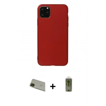 MARSİLYAN™- iPhone 11 Pro Max Kılıf Kozmos Yansıma Özel Seri - Siyah Joko Magic 5D Hayalet Cam + Rainbow Kamera Lens Koruma Cam - YL