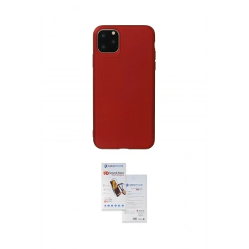 MARSİLYAN™- iPhone 11 Pro Max Kılıf Kozmos Yansıma Özel Seri - Siyah Seramik Nano Ekran Koruyucu