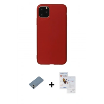 MARSİLYAN™- iPhone 11 Pro Max Kılıf Kozmos Yansıma Özel Seri - Siyah Seramik Nano Ekran Koruyucu + Shine Kamera Lens Koruma Cam - GS
