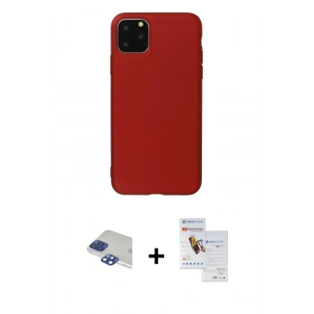 MARSİLYAN™- iPhone 11 Pro Max Kılıf Kozmos Yansıma Özel Seri - Siyah Seramik Nano Ekran Koruyucu + Pers Alüminyum Kamera Lens - LT