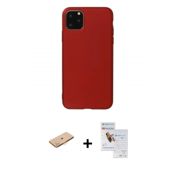 MARSİLYAN™- iPhone 11 Pro Max Kılıf Kozmos Yansıma Özel Seri - Siyah Seramik Nano Ekran Koruyucu + Renkli Kamera Lens Koruma Cam - TU