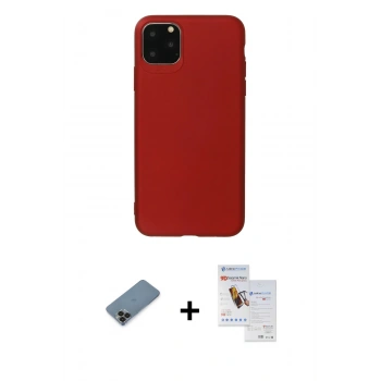 MARSİLYAN™- iPhone 11 Pro Max Kılıf Kozmos Yansıma Özel Seri - Siyah Seramik Nano Ekran Koruyucu + Metal Kamera Lens Koruma Cam - SH