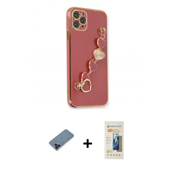 MARSİLYAN™- iPhone 11 Pro Max Kılıf Nova Işık Prime - Siyah 6D Mat Seramik Hayalet Nano Ekran Koruyucu + Metal Kamera Lens Koruma Cam - MI