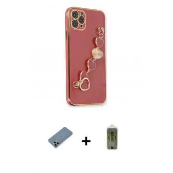 MARSİLYAN™- iPhone 11 Pro Max Kılıf Nova Işık Prime - Siyah Joko Magic 5D Hayalet Cam + Metal Kamera Lens Koruma Cam - GD