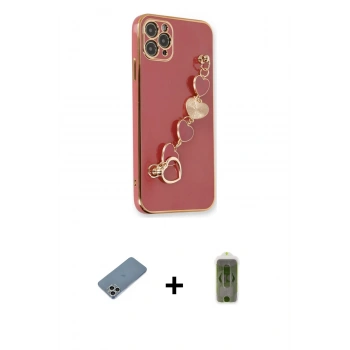 MARSİLYAN™- iPhone 11 Pro Max Kılıf Nova Işık Prime - Siyah Joko Magic 5D Hayalet Cam + Shine Kamera Lens Koruma Cam - GS