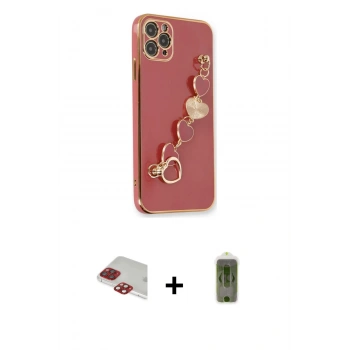 MARSİLYAN™- iPhone 11 Pro Max Kılıf Nova Işık Prime - Siyah Joko Magic 5D Hayalet Cam + Pers Alüminyum Kamera Lens - KI