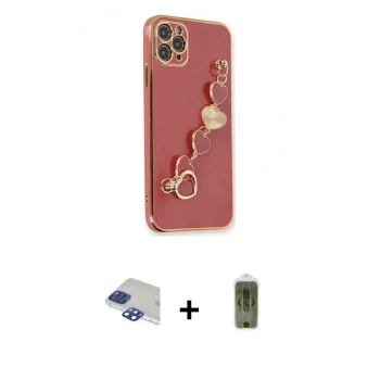 MARSİLYAN™- iPhone 11 Pro Max Kılıf Nova Işık Prime - Siyah Joko Magic 5D Hayalet Cam + Pers Alüminyum Kamera Lens - LT