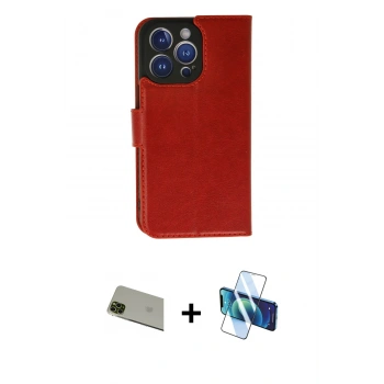 MARSİLYAN™- iPhone 11 Pro Max Kılıf Siluet Işık Serisi - Siyah 3D Antistatik Seramik Nano Ekran Koruyucu + Rainbow Kamera Lens Koruma Cam - YL