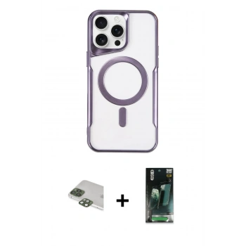 MARSİLYAN™- iPhone 11 Pro Max Kılıf Yadigar Klasik Özel Seri - Şeffaf 360 Full Body Arka Koruyucu + Pers Alüminyum Kamera Lens - YL