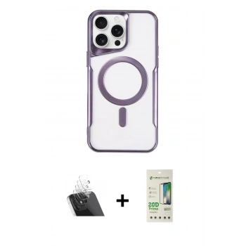MARSİLYAN™- iPhone 11 Pro Max Kılıf Yadigar Klasik Özel Seri - Siyah 20D Premium Cam Ekran Koruyucu + Kamera Lens Koruma Cam - SF
