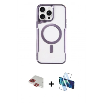 MARSİLYAN™- iPhone 11 Pro Max Kılıf Yadigar Klasik Özel Seri - Siyah 3D Antistatik Cam Ekran Koruyucu + Pers Alüminyum Kamera Lens - KI