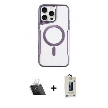 MARSİLYAN™- iPhone 11 Pro Max Kılıf Yadigar Klasik Özel Seri - Siyah Bilvis Hayalet Cam Ekran Koruyucu + Kamera Lens Koruma Cam - SF