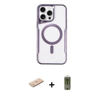 MARSİLYAN™- iPhone 11 Pro Max Kılıf Yadigar Klasik Özel Seri - Siyah Joko Magic 5D Hayalet Cam + Renkli Kamera Lens Koruma Cam - MI
