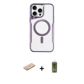MARSİLYAN™- iPhone 11 Pro Max Kılıf Yadigar Klasik Özel Seri - Siyah Joko Magic 5D Hayalet Cam + Renkli Kamera Lens Koruma Cam - YL