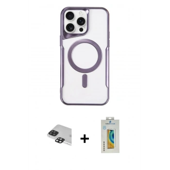 MARSİLYAN™- iPhone 11 Pro Max Kılıf Yadigar Klasik Özel Seri - Siyah Polymer Nano Ekran Koruyucu + Pers Alüminyum Kamera Lens - SH