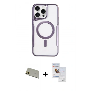 MARSİLYAN™- iPhone 11 Pro Max Kılıf Yadigar Klasik Özel Seri - Siyah Seramik Nano Ekran Koruyucu + Rainbow Kamera Lens Koruma Cam - GD