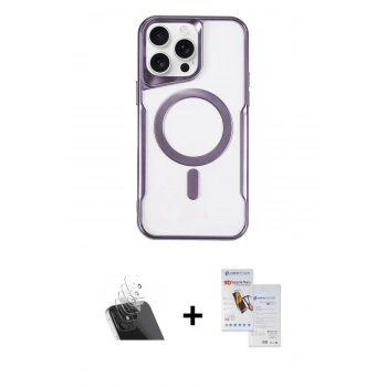 MARSİLYAN™- iPhone 11 Pro Max Kılıf Yadigar Klasik Özel Seri - Siyah Seramik Nano Ekran Koruyucu + Kamera Lens Koruma Cam - SF