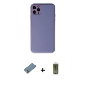 MARSİLYAN™- iPhone 11 Pro Max Kılıf Yadigar Klasik - Siyah Joko Magic 5D Hayalet Cam + Metal Kamera Lens Koruma Cam - AKYL