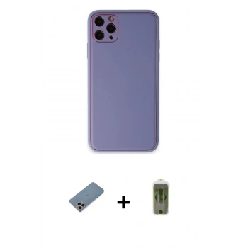 MARSİLYAN™- iPhone 11 Pro Max Kılıf Yadigar Klasik - Siyah Joko Magic 5D Hayalet Cam + Shine Kamera Lens Koruma Cam - GI