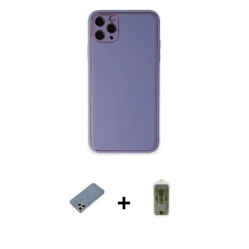 MARSİLYAN™- iPhone 11 Pro Max Kılıf Yadigar Klasik - Siyah Joko Magic 5D Hayalet Cam + Shine Kamera Lens Koruma Cam - GS