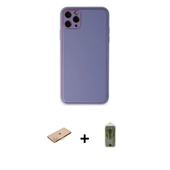 MARSİLYAN™- iPhone 11 Pro Max Kılıf Yadigar Klasik - Siyah Joko Magic 5D Hayalet Cam + Renkli Kamera Lens Koruma Cam - TU