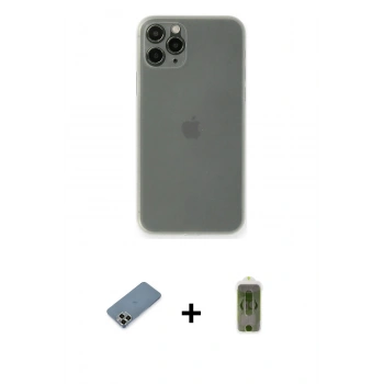 MARSİLYAN™- iPhone 11 Pro Max Kılıf Yadigar Yansıma Serisi - Siyah Joko Magic 5D Hayalet Cam + Metal Kamera Lens Koruma Cam - AKYL