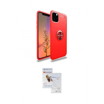 MARSİLYAN™- iPhone 11 Pro Max Kılıf Yankı Form Prime - Siyah Seramik Nano Ekran Koruyucu