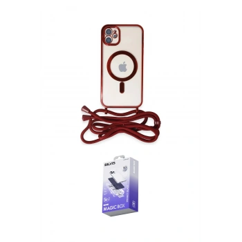 MARSİLYAN™- iPhone 12 Kılıf Eksen Özel Seri - Siyah Bilvis 5in1 5D Magic Hayalet Cam Ekran Koruyucu