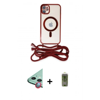 MARSİLYAN™- iPhone 12 Kılıf Eksen Özel Seri - Siyah Joko Magic 5D Hayalet Cam + Raze Metal Kamera Lens - KI