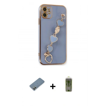 MARSİLYAN™- iPhone 12 Kılıf Nova Işık Prime - Siyah Joko Magic 5D Hayalet Cam + Metal Kamera Lens Koruma Cam - AKYL