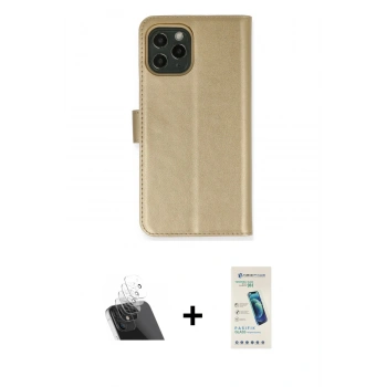 MARSİLYAN™- iPhone 12 Kılıf Siluet Işık Serisi - Şeffaf Pasifik Cam Ekran Koruyucu + Kamera Lens Koruma Cam - SF