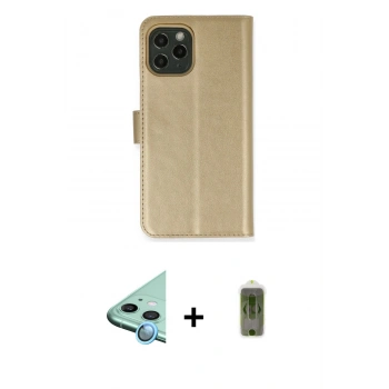 MARSİLYAN™- iPhone 12 Kılıf Siluet Işık Serisi - Siyah Joko Magic 5D Hayalet Cam + Raze Metal Kamera Lens - MI