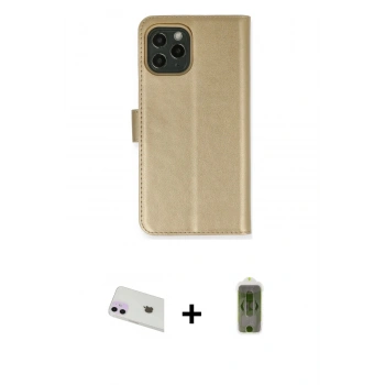 MARSİLYAN™- iPhone 12 Kılıf Siluet Işık Serisi - Siyah Joko Magic 5D Hayalet Cam + Rainbow Kamera Lens Koruma Cam - MR
