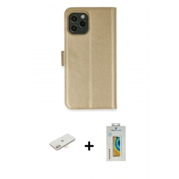 MARSİLYAN™- iPhone 12 Kılıf Siluet Işık Serisi - Siyah Polymer Nano Ekran Koruyucu + Renkli Kamera Lens Koruma Cam - YL