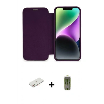 MARSİLYAN™- iPhone 12 Kılıf Siluet Minimal Serisi - Siyah Joko Magic 5D Hayalet Cam + Renkli Kamera Lens Koruma Cam - YL