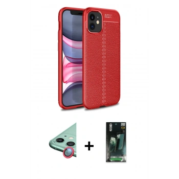 MARSİLYAN™- iPhone 12 Mini Kılıf Doruk Klasik Özel Seri - Şeffaf 360 Full Body Arka Koruyucu + Raze Metal Kamera Lens - KI