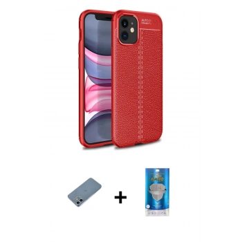 MARSİLYAN™- iPhone 12 Mini Kılıf Doruk Klasik Özel Seri - Şeffaf Royal Nano Ekran Koruyucu + Shine Kamera Lens Koruma Cam - SABE