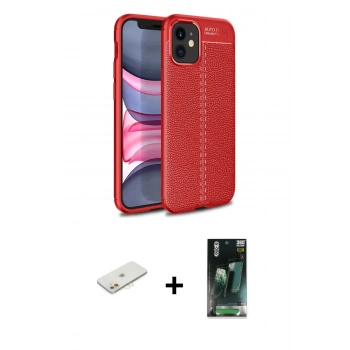 MARSİLYAN™- iPhone 12 Mini Kılıf Doruk Klasik Özel Seri - Siyah 360 Mat Full Body Arka Koruyucu + Renkli Kamera Lens Koruma Cam - TU