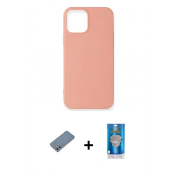 MARSİLYAN™- iPhone 12 Mini Kılıf Kozmos Yansıma Özel Seri - Şeffaf Royal Nano Ekran Koruyucu + Shine Kamera Lens Koruma Cam - GS