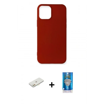 MARSİLYAN™- iPhone 12 Mini Kılıf Kozmos Yansıma Özel Seri - Şeffaf Royal Nano Ekran Koruyucu + Renkli Kamera Lens Koruma Cam - TU