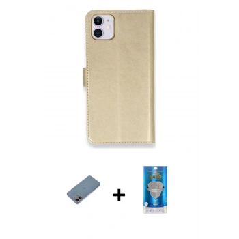 MARSİLYAN™- iPhone 12 Mini Kılıf Siluet Işık Serisi - Şeffaf Royal Nano Ekran Koruyucu + Shine Kamera Lens Koruma Cam - PE