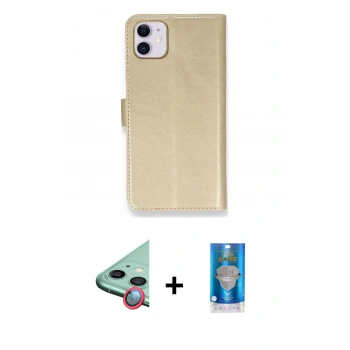 MARSİLYAN™- iPhone 12 Mini Kılıf Siluet Işık Serisi - Şeffaf Royal Nano Ekran Koruyucu + Raze Metal Kamera Lens - KI