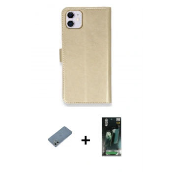 MARSİLYAN™- iPhone 12 Mini Kılıf Siluet Işık Serisi - Siyah 360 Mat Full Body Arka Koruyucu + Shine Kamera Lens Koruma Cam - GS